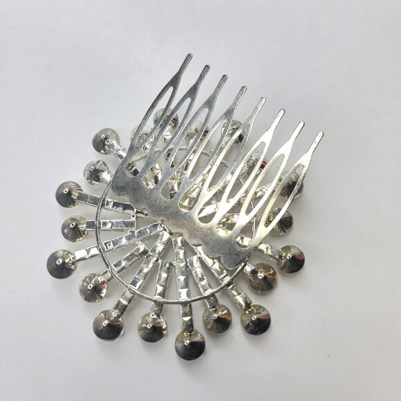 Crystal Rhinestone Hair Comb Clip - Picture 7 of 10